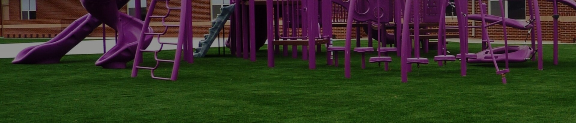 Synthetic grass playground turf 