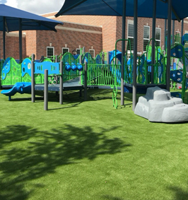 Playground certified turf