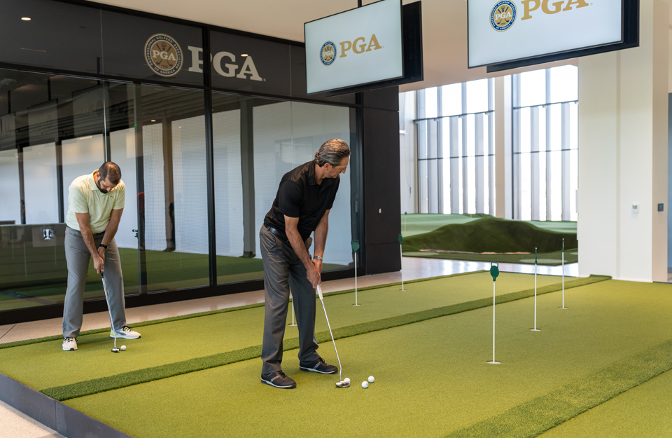 Putting Lab at PGA Headquarters in Frisco, Texas