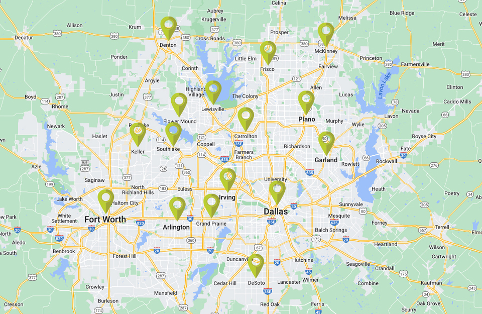 Service Area Map